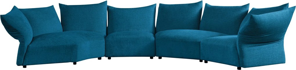 Canapea semirotunda dumonde cu șezut confortabil din spumă HR Vogue 460x131 cm