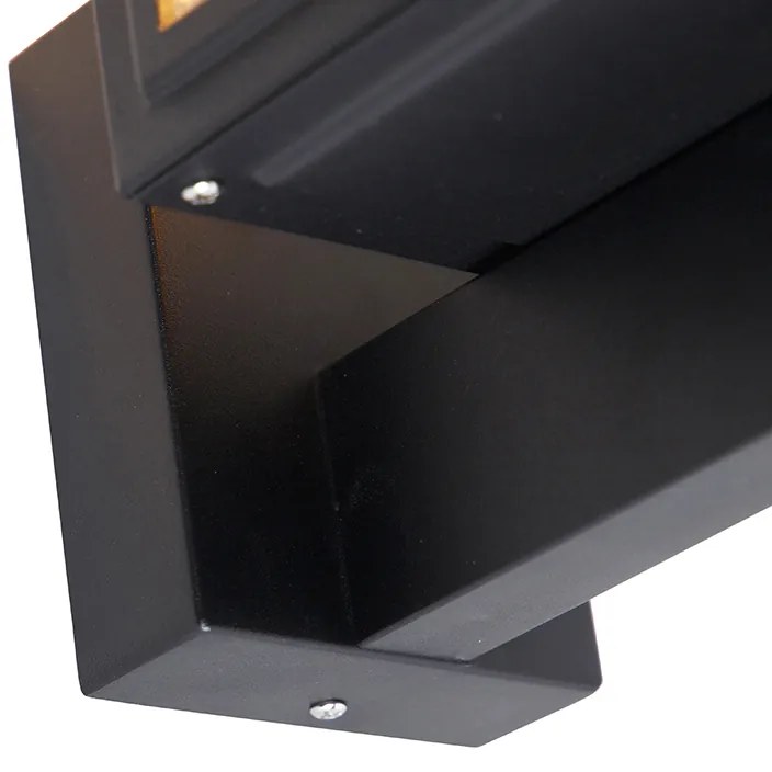 Aplică rustică neagră IP44 - Sutton Up