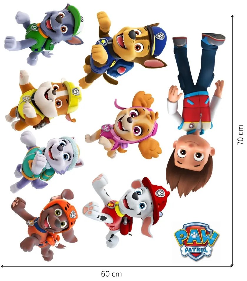 Autocolant de perete "PAW Patrol 5"