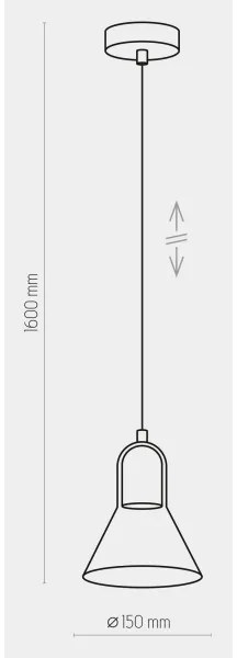 Lustră pe cablu VICHY 1xGU10/10W/230V