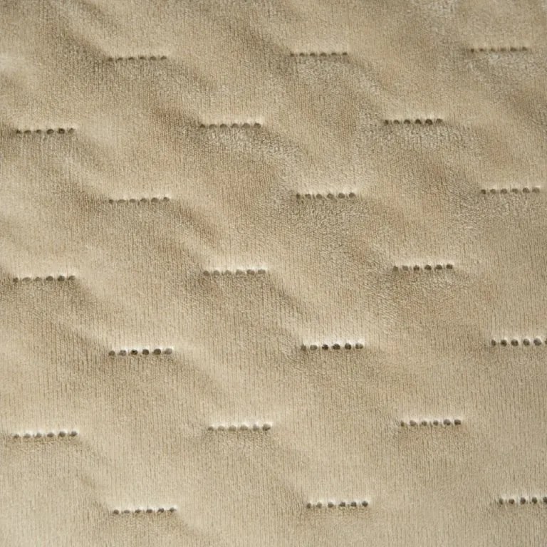 Cuvertura de pat din catifea ASTRALIA, bej Dimensiune: 200 x 220 cm