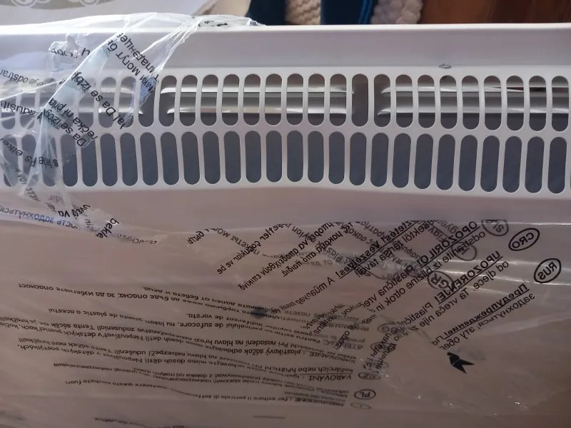 La mâna a doua: Convector electric Oliver Voltz OV51974D, 2400W, Telecomanda, Wi-Fi, Aplicatie Tuya, Alb