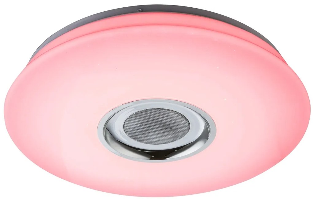Plafoniera dimabila cu LED RGB, difuzor si telecomanda, diametru 40cm, NICOLE 41329-18 GL