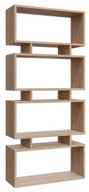 Biblioteca Living Langdon, PAL Melaminat, Stejar