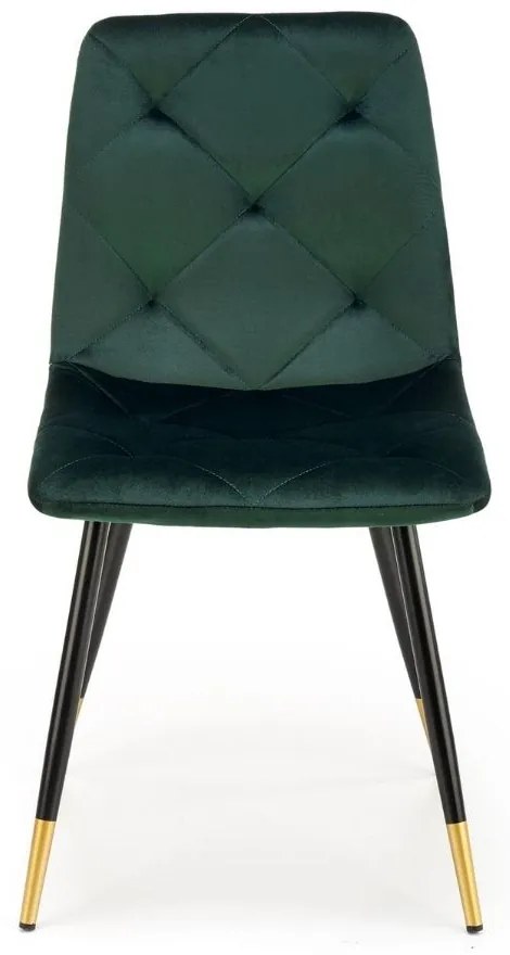 Scaun de bucaterie Pascal, verde/negru