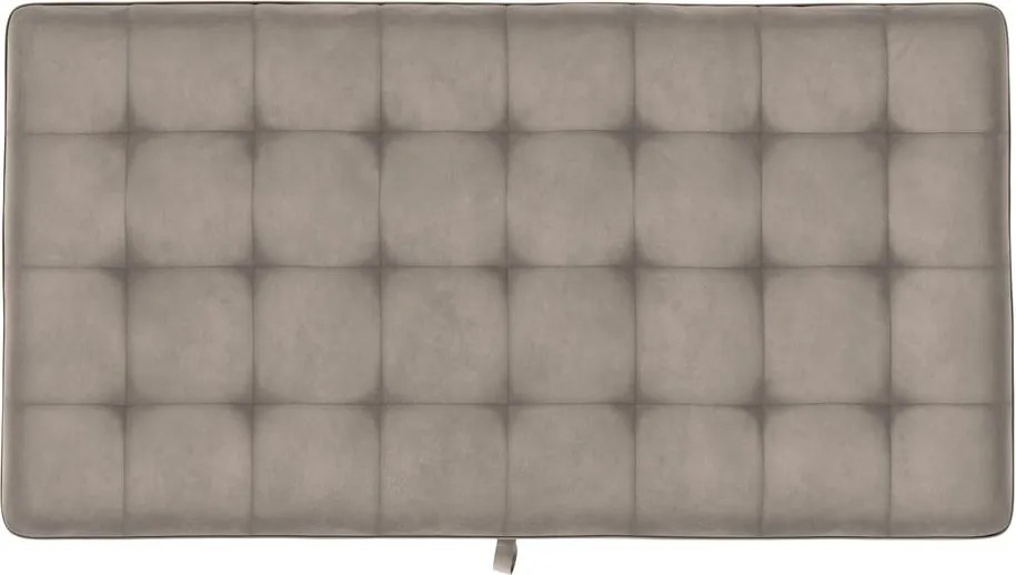 Taburet gri cu tapițerie din catifea Presley – Støraa