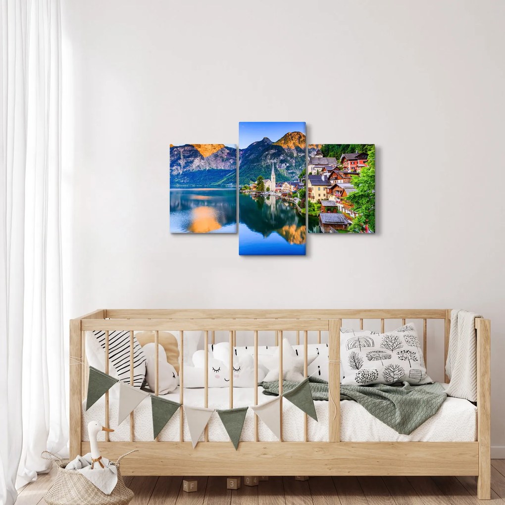 Tablou - Sat alpin (90x60 cm)