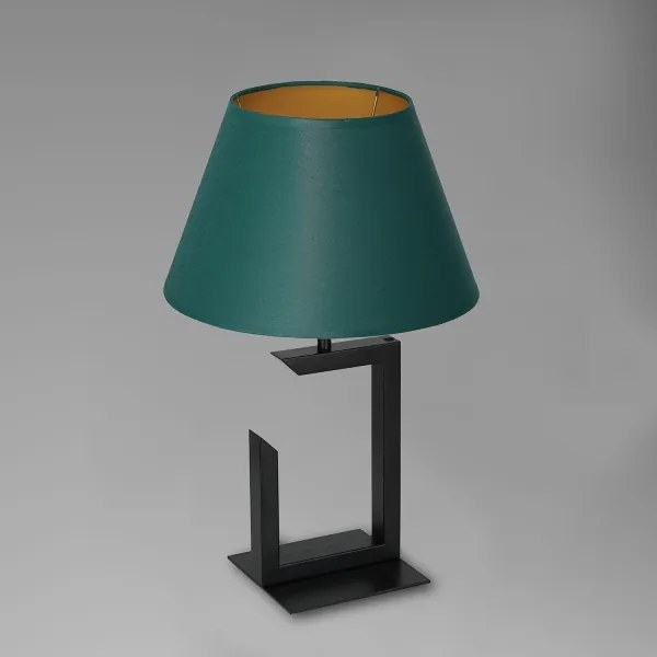 Lampă de masă 1xE27/60W/230V 45 cm verde/aurie