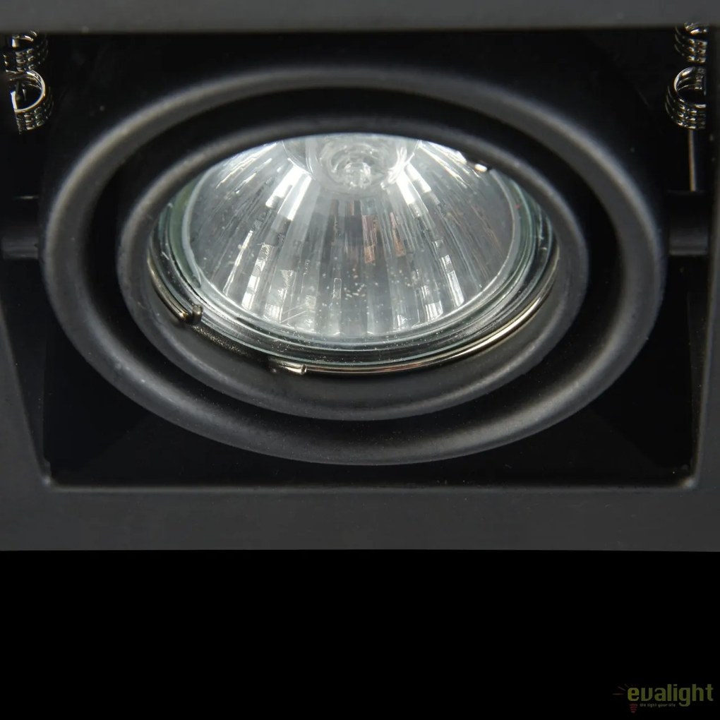 Spot incastrabil pentru tavan fals, Metal negru MYDL008-2-01-B