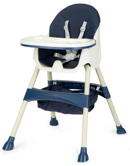 Scaun de masa 2 in 1 Ecotoys HC-823 - Bleumarin
