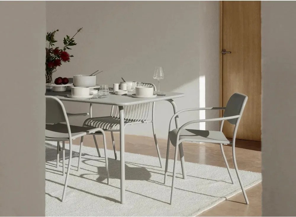 Masă de grădină din metal 90x180 cm Yua – Blomus