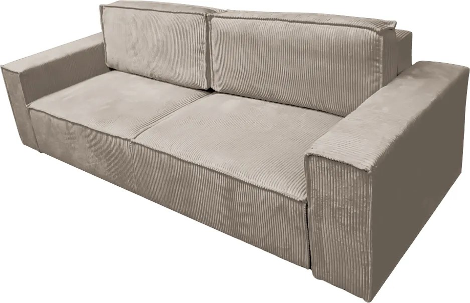 Canapea extensibilă, taupe gri-bej, HARPERA BIG SOFA