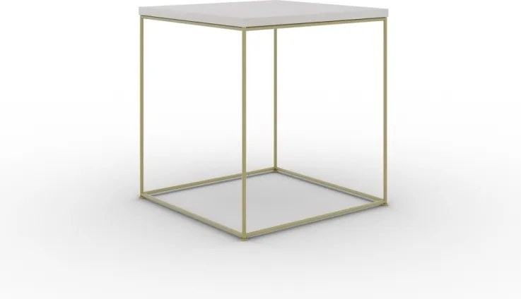 Masuta de cafea, Adina, ADRK Furniture (Culoare: Auriu / Beton)