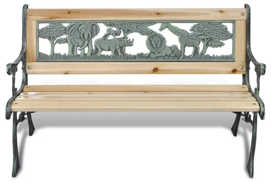 41013 vidaXL Bancă de grădină pentru copii, 84 cm, lemn