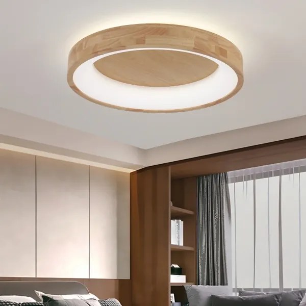 Plafonieră Brilagi-LED FALCON WOOD LED/40W/230V 3000/4000/6000K 60 cm lemn