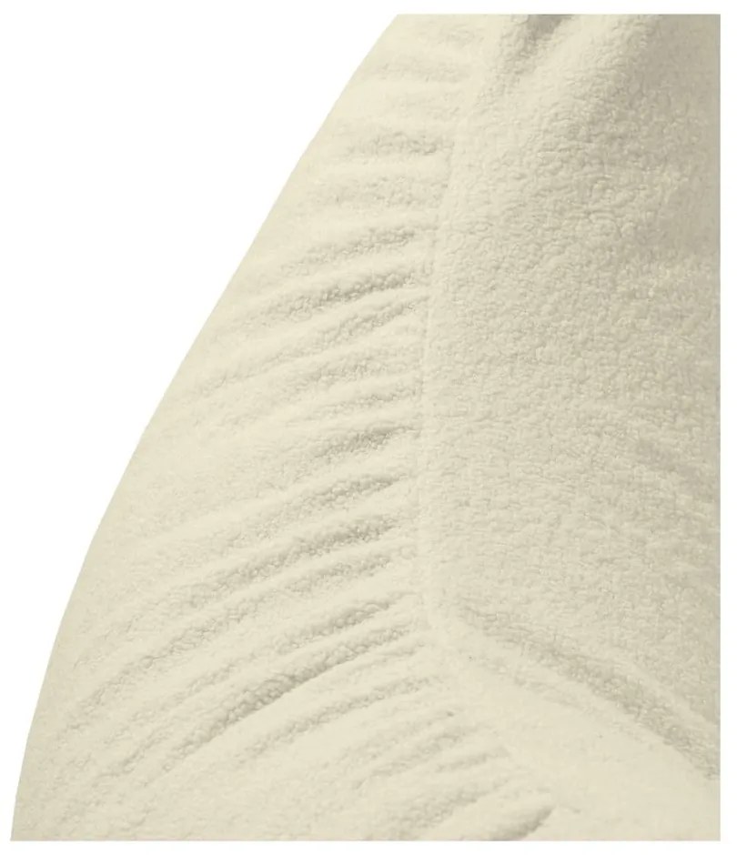 Fotoliu puf pentru copii maro cu tapițerie din țesătură bouclé Clip Clap 90 – SLOWDOWN