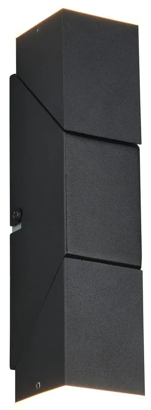 Aplică de perete negru-mat LED Raglan – Trio