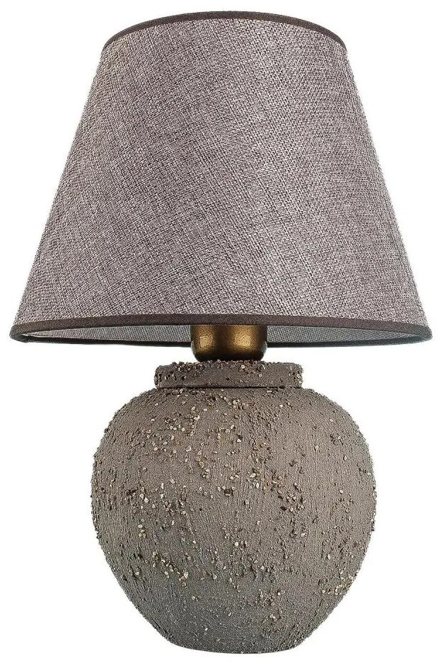 Lampă de masă RAMZES 1xE27/40W/230V maro