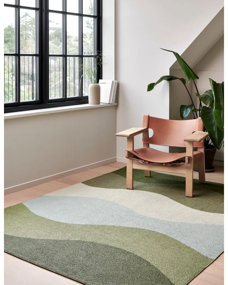 Covor pentru exterior și interior verde 70x100 cm Urvi Woods – Pappelina