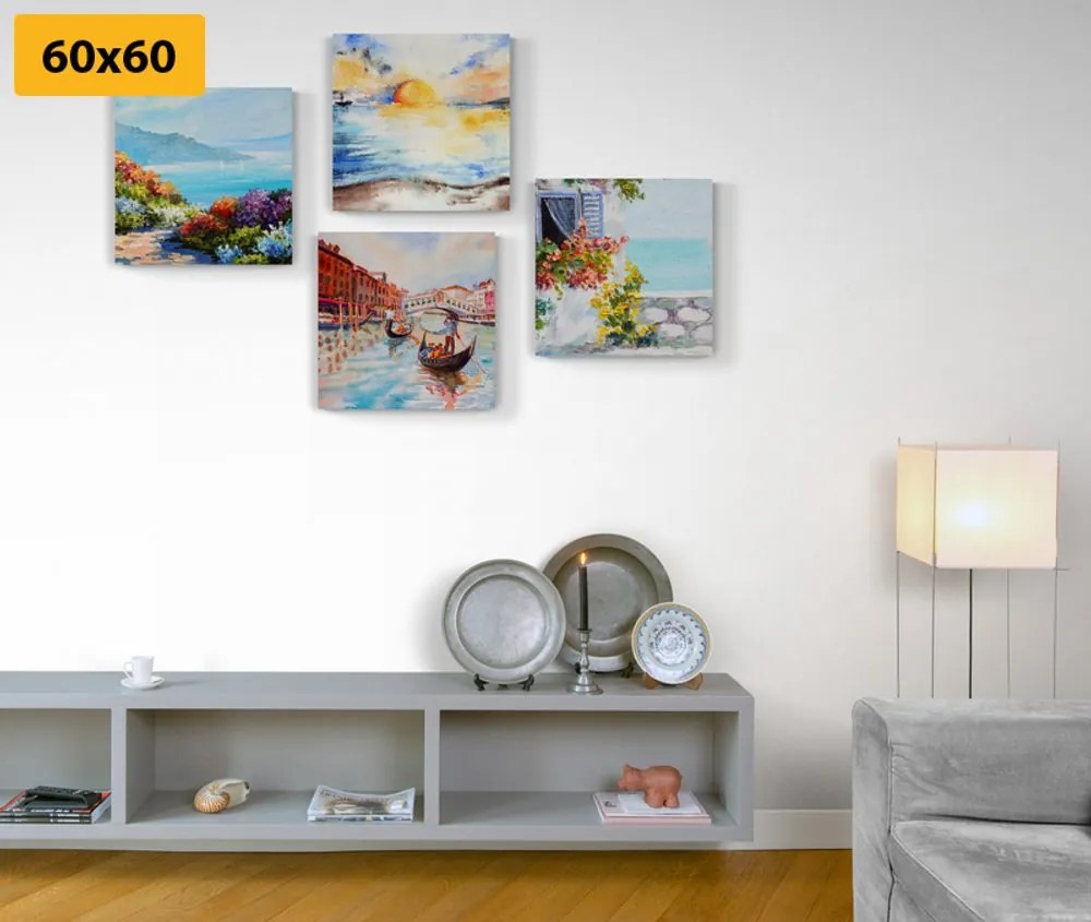 Set tablouri peisajul pictat