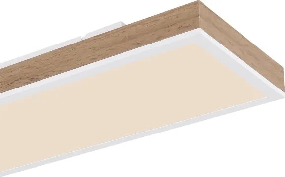 Globo 416080WWD4-CCT - Plafonieră LED DORO dimabilă 24W/230V 20x80 cm+telecomandă