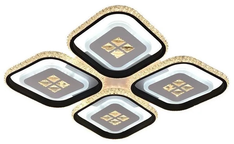 Lustră LED dimabilă aplicată LED/130W/230V 3000-6500K + telecomandă