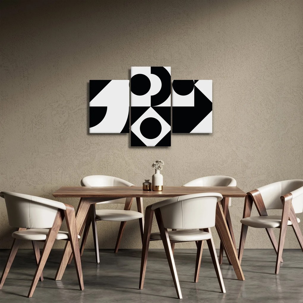 Tablou - Abstracție geometrică N⁰1 (90x60 cm)