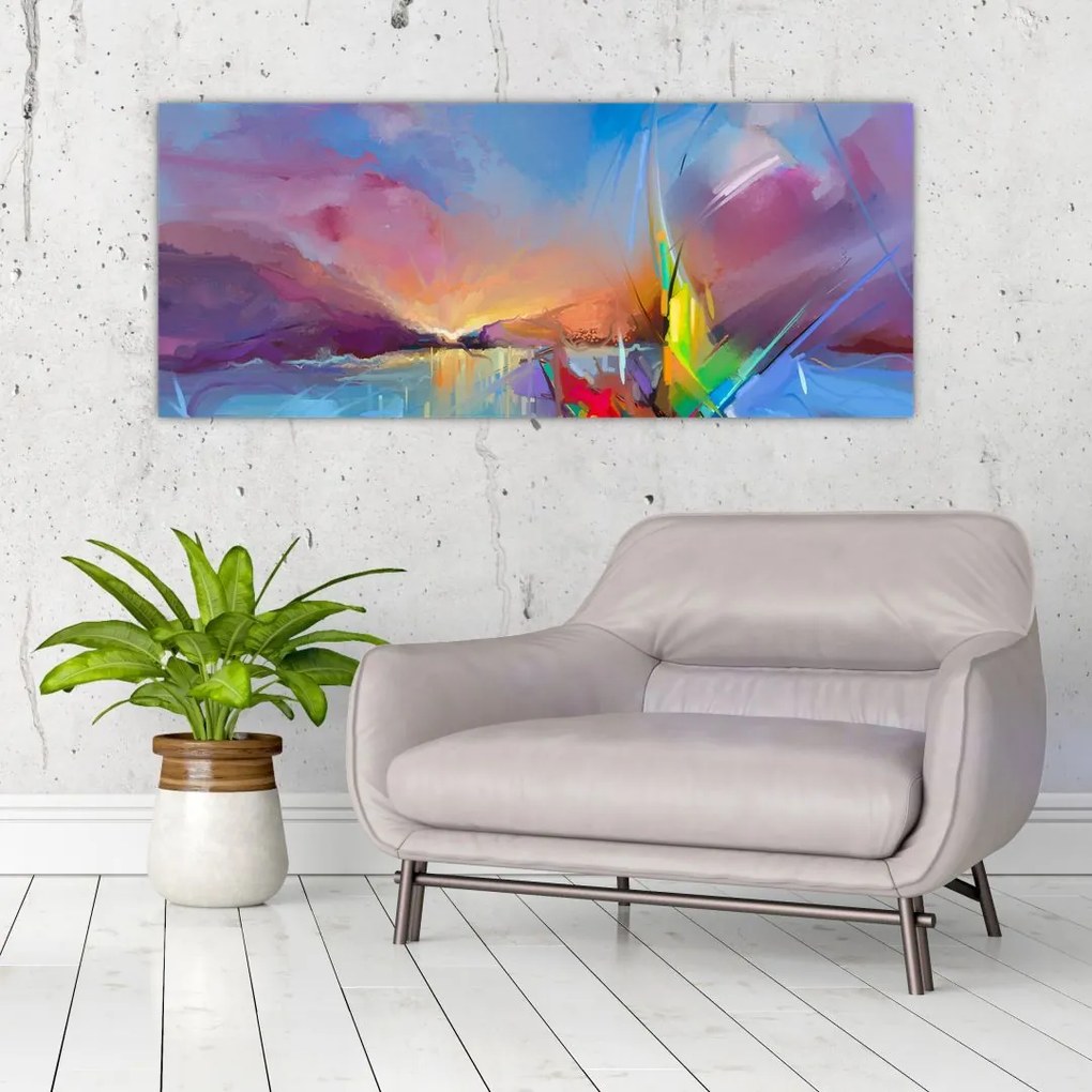 Tablou - Apus de soare (120x50 cm)