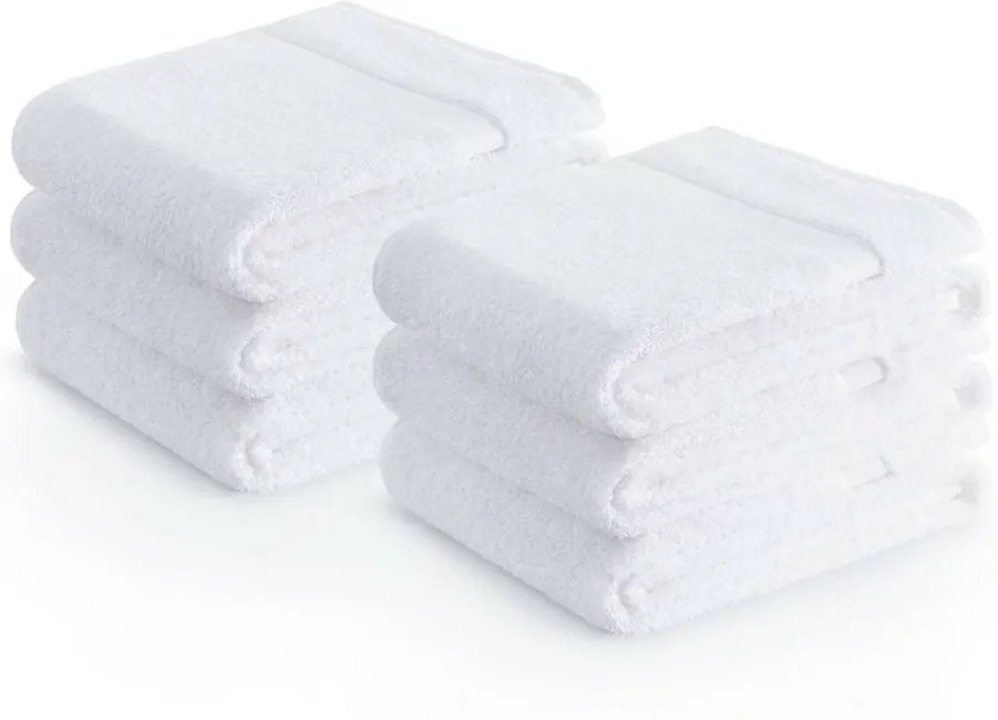 Zender Prosop bumbac Pois 500 g/m2, 50 x 100 cm, set 6 buc.