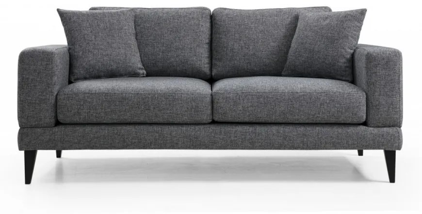 Canapea cu 2 Locuri Nordic 2 Seater, Gri Inchis