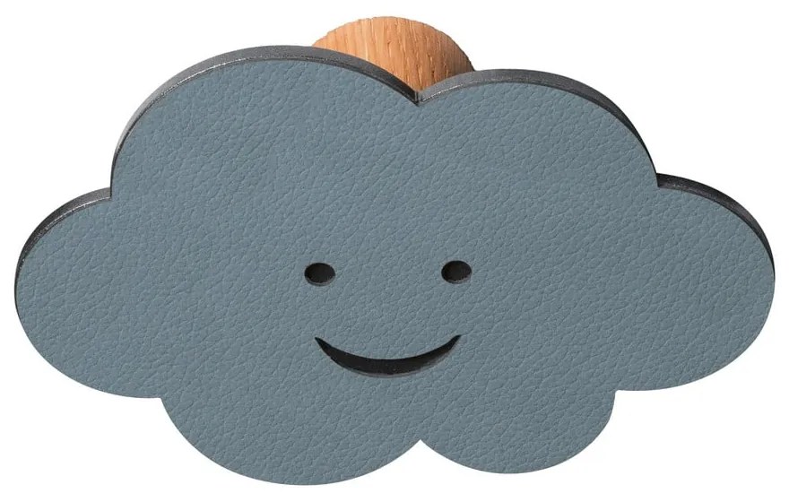 Cârlig albastru de montat pe perete din oțel Cloud Dot Nupo – LIND DNA