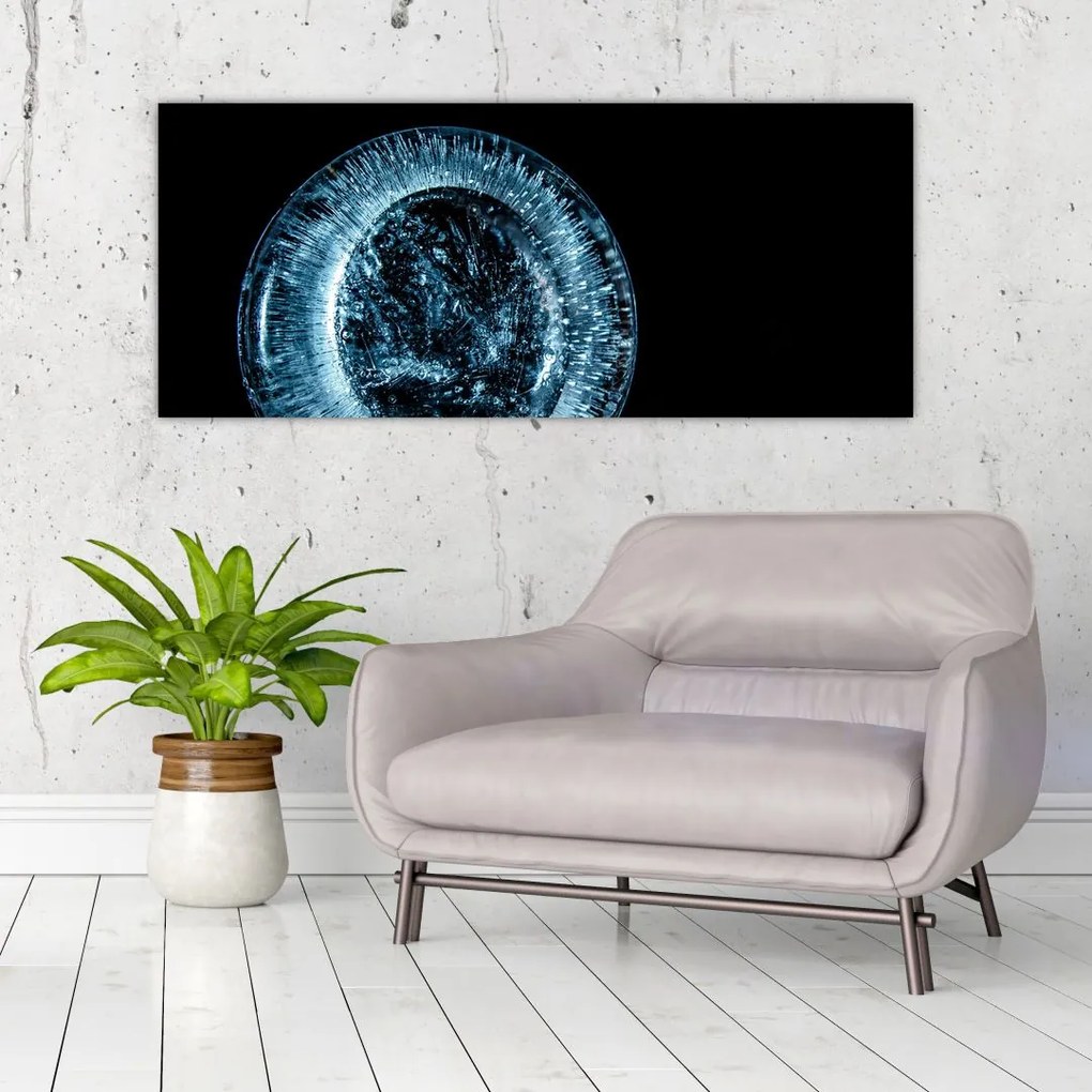 Tablou cu picături de gheață (120x50 cm)