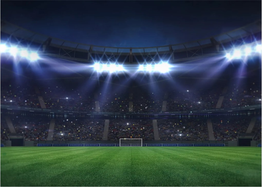 Tablou pe sticlă - Stadion de fotbal (70x50 cm)