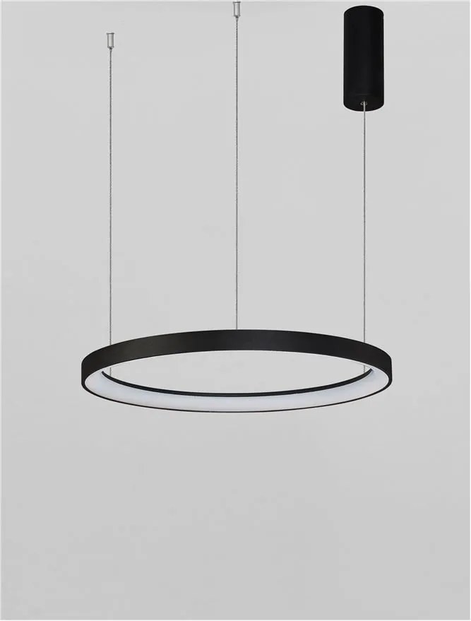 Lustra LED dimabila design circular PERTINO D-48cm