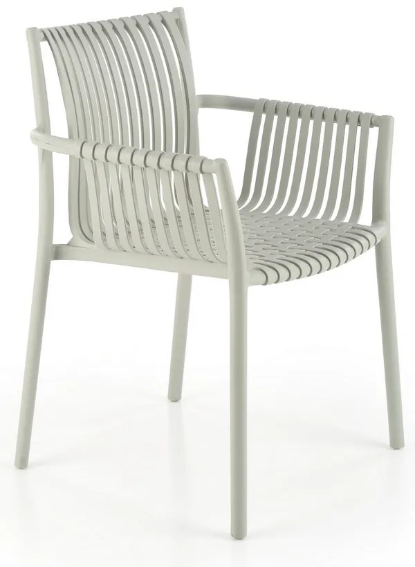 Scaun de bucaterie Lamar, gri