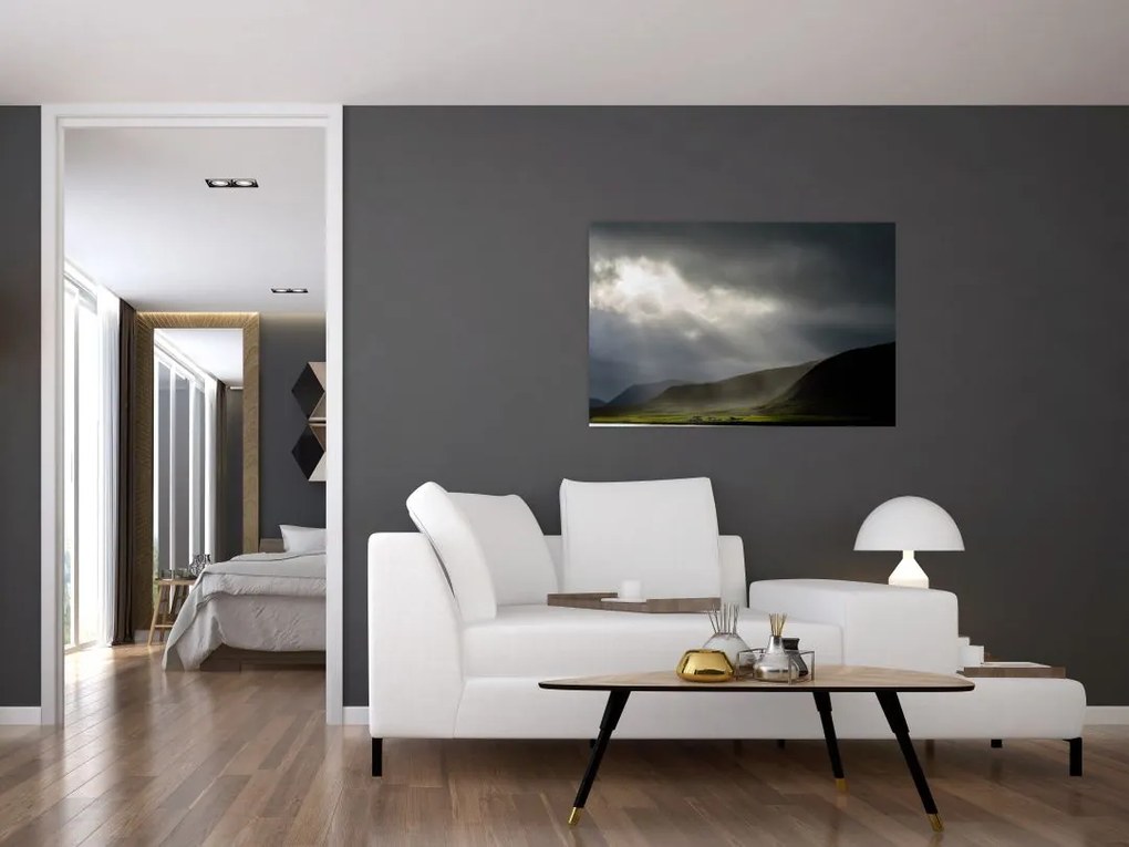 Tablou cu furtuna în apropiere (90x60 cm)