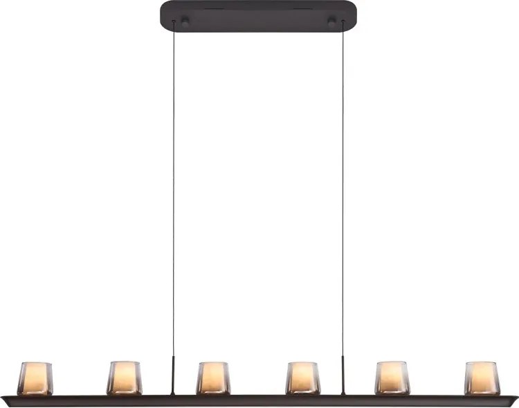 Lustra LED suspendata design modern ALABASTRO 6L