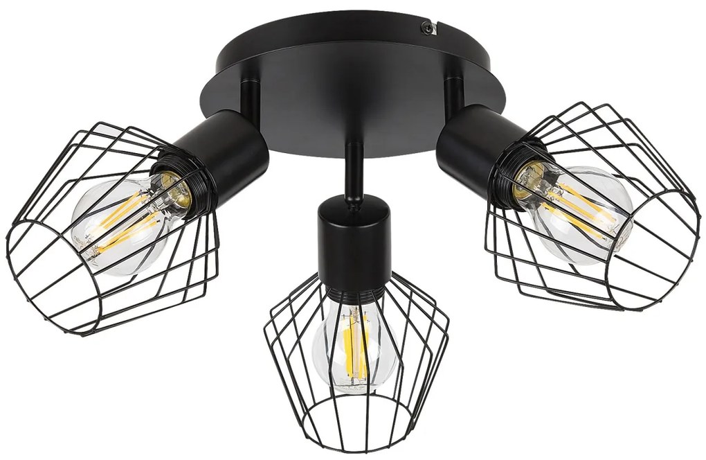 Plafoniera metal stil industrial Belano 3L