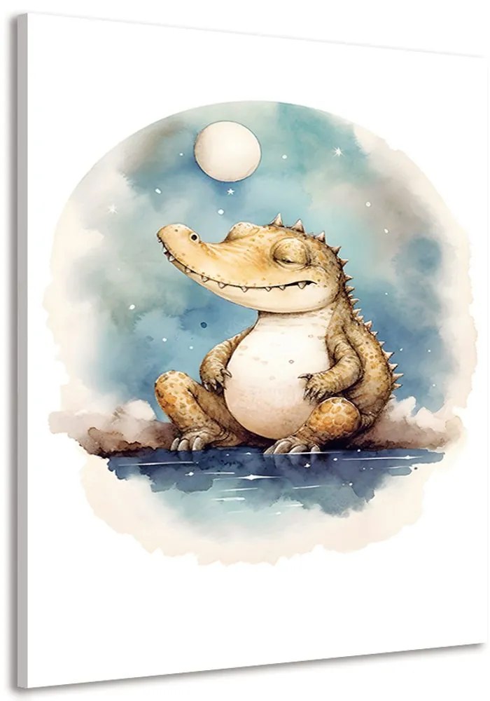 Tablou crocodil visător