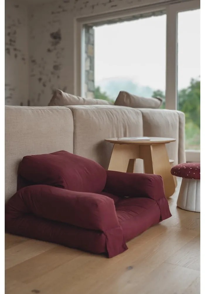 Fotoliu de relaxare pentru copii gri închis Mini Hippo - Karup Design