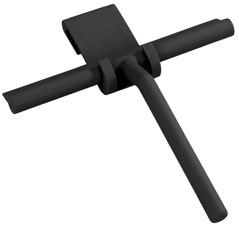 Racletă baie din silicon Wenko Squeegee Mola, negru