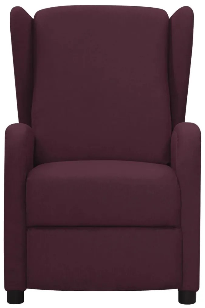 342308 vidaXL Fotoliu rabatabil, violet, material textil