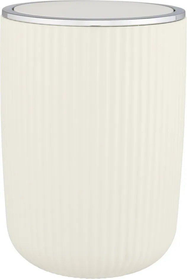 Coș de gunoi Wenko Agropoli, înălțime 27 cm, crem