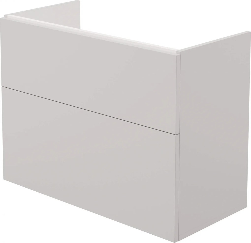 Dulap baie suspendat 80x60x38.5cm pentru lavoar, casmir mat, MDF, Deante Prizma Casmir mat, 800x600x385 mm