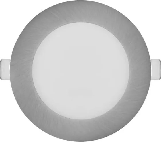 Corp de iluminat LED încastrat NEXXO, 7 W, 230 V, 3000/3500/4000 K, argintiu, Ø 12 cm