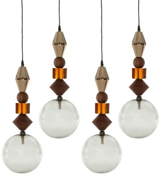 Lustra cu 4 pendule deosebite design LUX Pandora