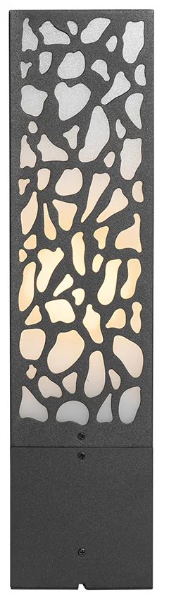 Stâlp modern pentru exterior negru 40 cm IP44 - Nicole