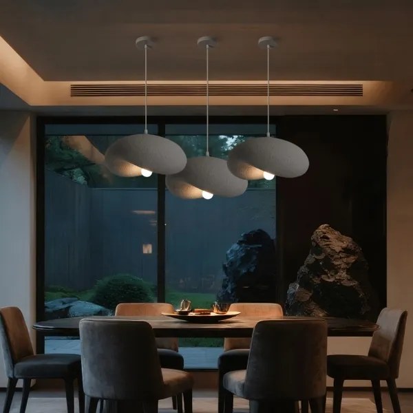 BRILAGI - Lustră pe cablu WABI SABI 1xE27/60W/230V Ø 40 cm gri