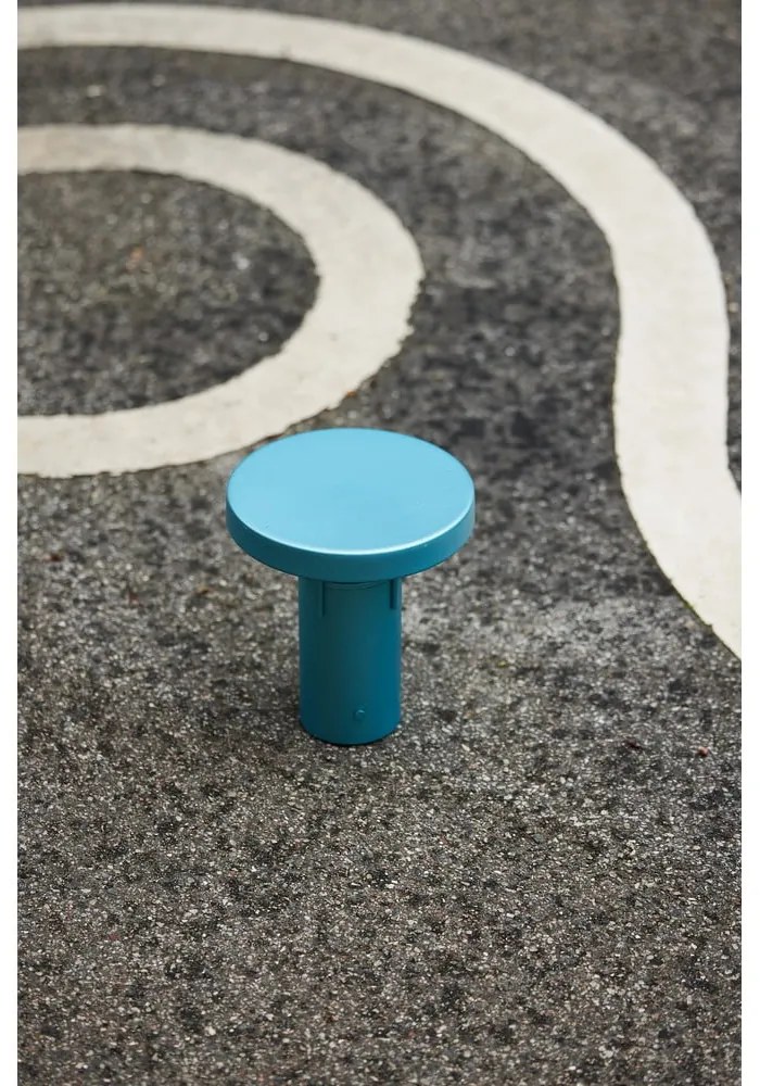 Veioză albastră LED cu intensitate reglabilă (înălțime 20 cm) BringMe – Hübsch