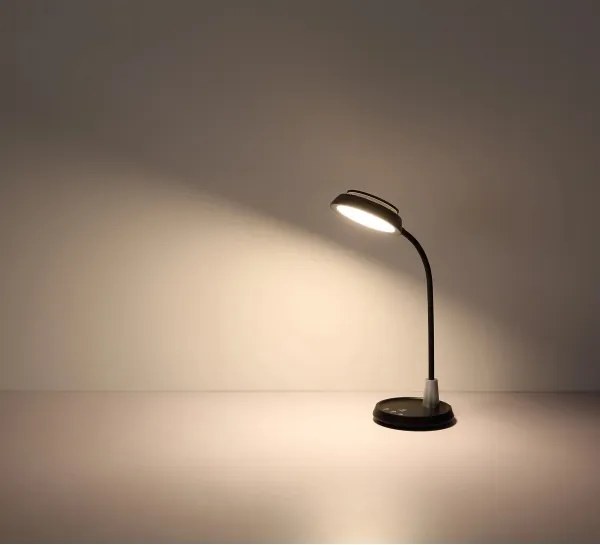Globo 58496S - Lampă de birou LED tactilă reglabilă KIRK LED/12W/230V, neagră